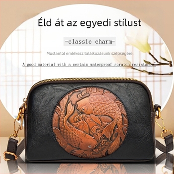 Női crossbody táska kagyló alakú, PU anyag, poliészter bélés, cipzár, egy vállpánt, mindennapi viselet