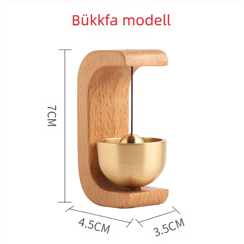 Clumsy bükkfa asztali dísz — aranyos karikatúra figura, modern minimalist stílus, otthoni dekoráció, ajándék új otthonba