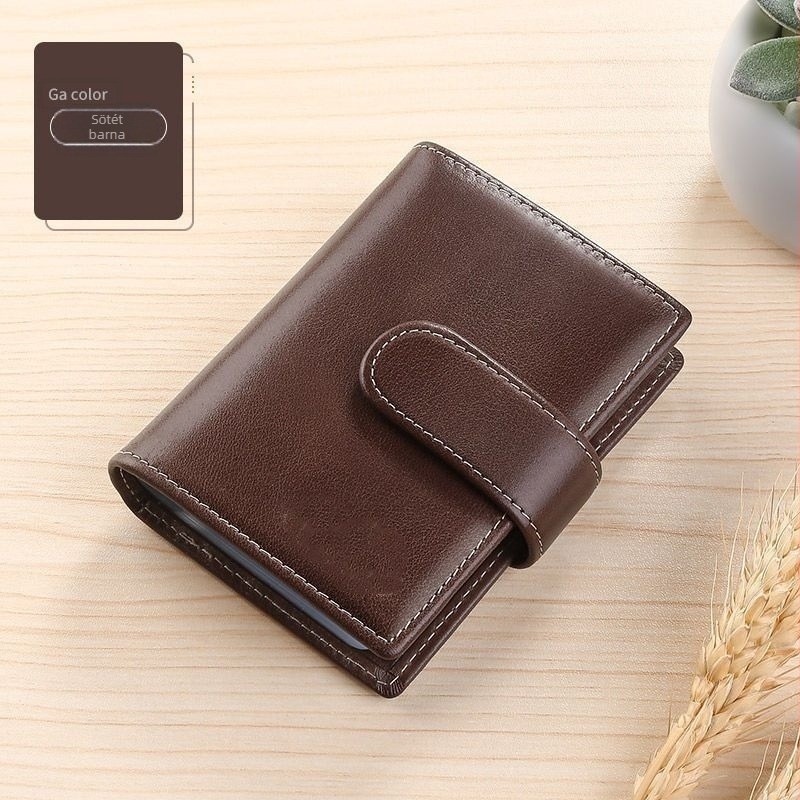 Kártyatartó – PU anyag, több kártyahely, univerzális férfiak és nők számára, vízálló, ultra-könnyű, kopásálló