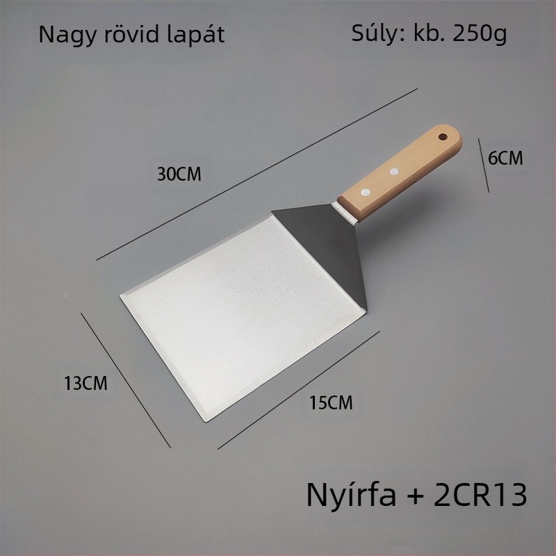 Grill spatula rozsdamentes acélból (Anyag: rozsdamentes acél; Komponens: spatula; Stílus: modern és minimalist)