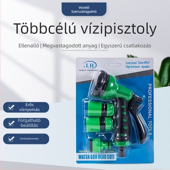Yihu 7 funkciós permetezőpisztoly készlet autómosáshoz, kert öntözéséhez és padló tisztításához