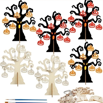 DIY Fából készült Húsvéti Tojásfa – Anyag: Boxwood, Márka: Yiyang, Akasztós díszek, Modern Minimalista Stílus