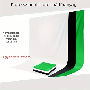 Fotóháttér poliészter-pamut anyagból, termékfotózásra, 650 g