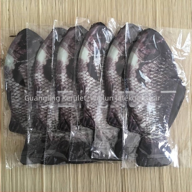 Tolltartó plüss hal formájú, testreszabható, rövid plüss, PP gyapot töltés, 14+ korosztály számára