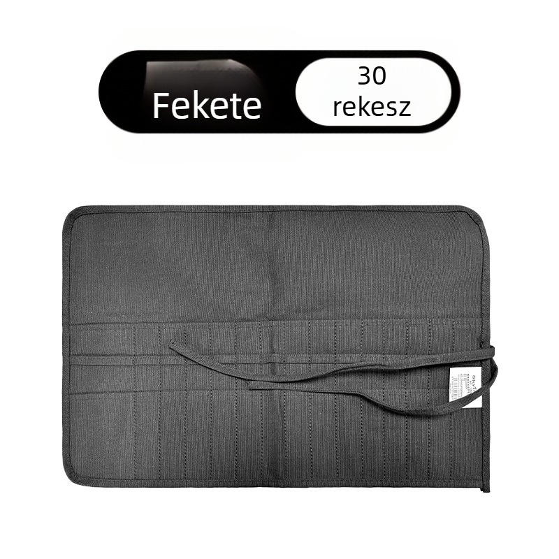 New Concept vászon toll- és ecsettároló táska, anyaga: vászon, modell: 123, 22 vagy 30 rekesz
