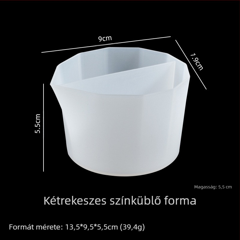 Szilikon süteményforma DIY kristály epoxigyanta készítéséhez, szabálytalan alakú