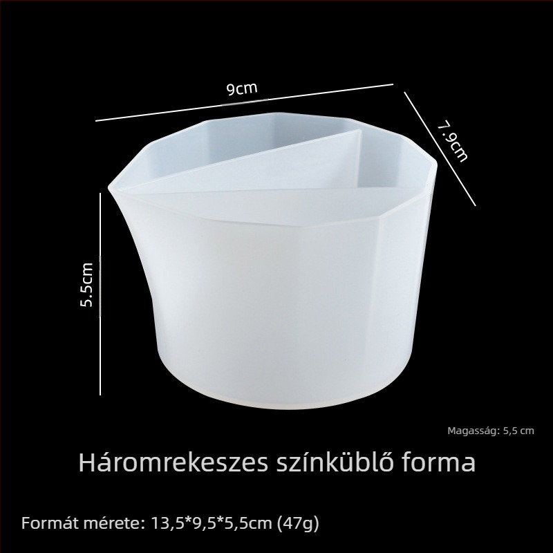 Szilikon süteményforma DIY kristály epoxigyanta készítéséhez, szabálytalan alakú