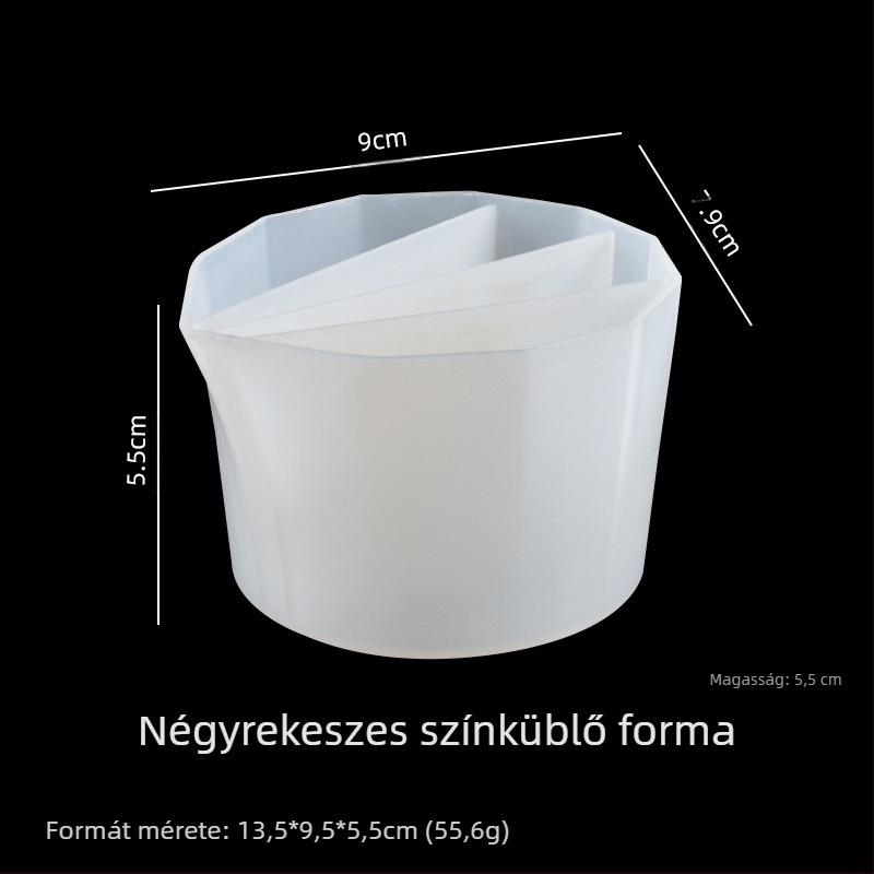 Szilikon süteményforma DIY kristály epoxigyanta készítéséhez, szabálytalan alakú