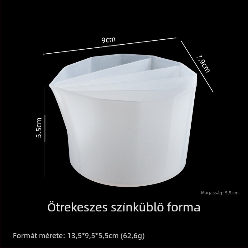 Szilikon süteményforma DIY kristály epoxigyanta készítéséhez, szabálytalan alakú