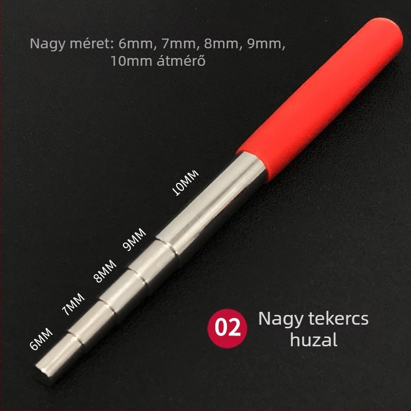 Öt részes fém tekercselő rúd – DIY tekercselő eszköz