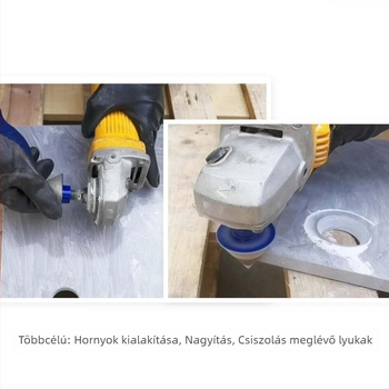 Gyémánt forrasztott élzáró bit kerámia és kő számára, nagy sebességű fúrócsúcs konusos éllel, 150 g