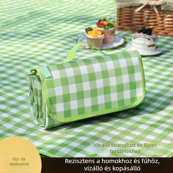 Piknik matrac – vízálló, vastagított, hordozható, nem szövött anyagból (300 g), 5–6 személyre