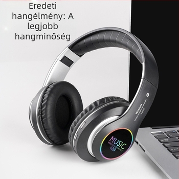 Vezeték nélküli Bluetooth sport fülhallgató fejre szerelhető dizájnnal, Bluetooth 5.0, sztereó, 10 m hatótáv, üzemidő >8 h