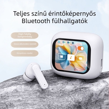 Vezeték nélküli Bluetooth 5.3 játékfülhallgatók aktív ANC-vel, digitális kijelzővel, IPX4, 4–8 órás üzemidő
