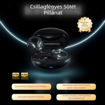 Sport Bluetooth csontvezetéses fülhallgató, klipsz dizájn, 10 m hatótáv, Bluetooth 5.4, üzemidő 4–8 óra