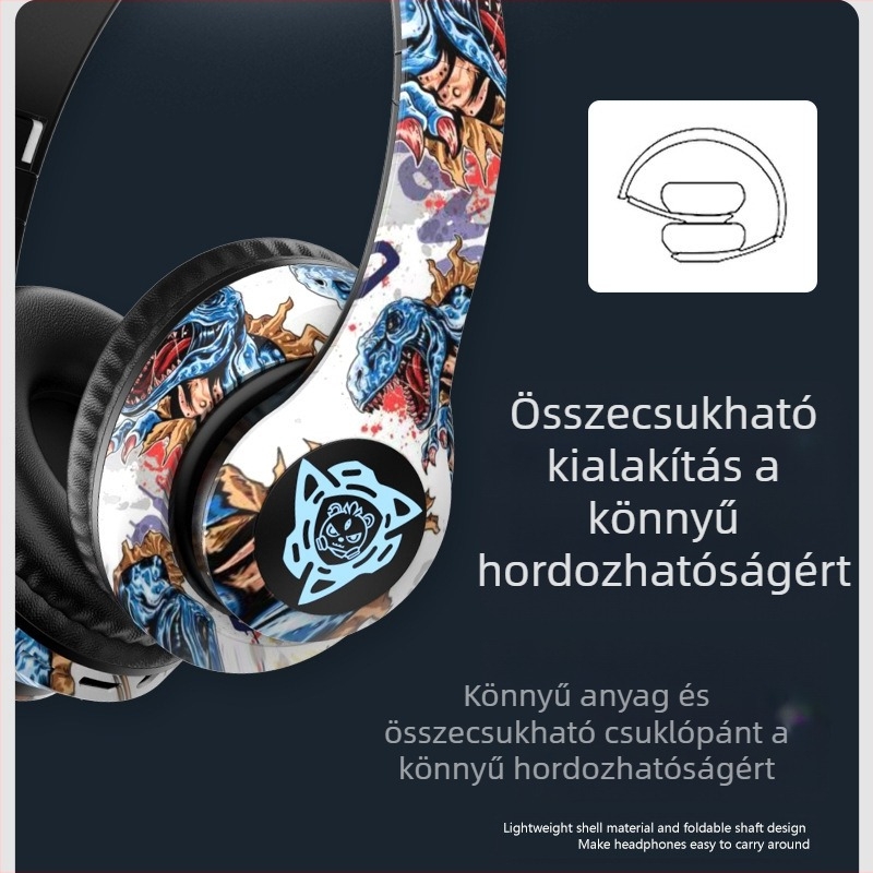 P35 vezeték nélküli headset – Bluetooth 5.3, 10 m hatótáv, 4–8 óra akkumulátor-élettartam, sztereó hang