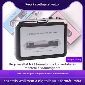 Ezcap218 USB kazettás konverter Walkman kazetták MP3-ba konvertálásához USB meghajtóra