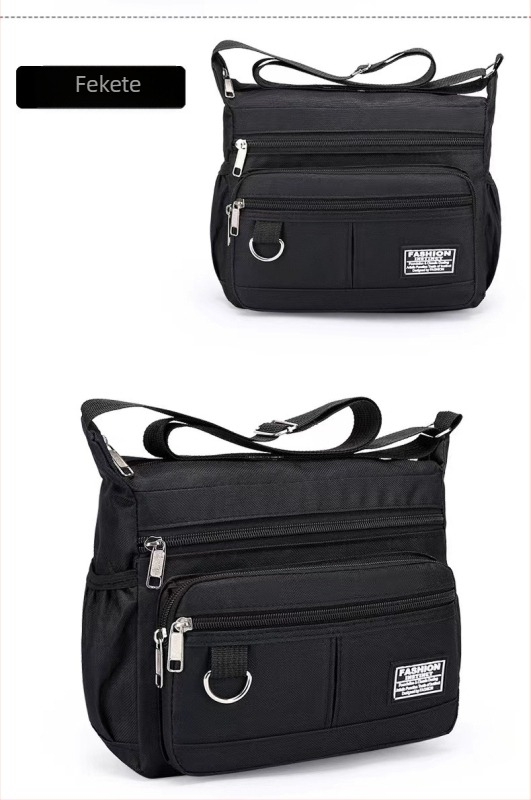 Üzleti táska Urban Simplicity stílusban, nylon anyagú, Lingzhi Kangaroo márka, poliészter bélés, kopásálló