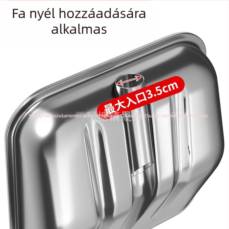 Hólapát rozsdamentes acélból, fából készült nyéllel, modell XC