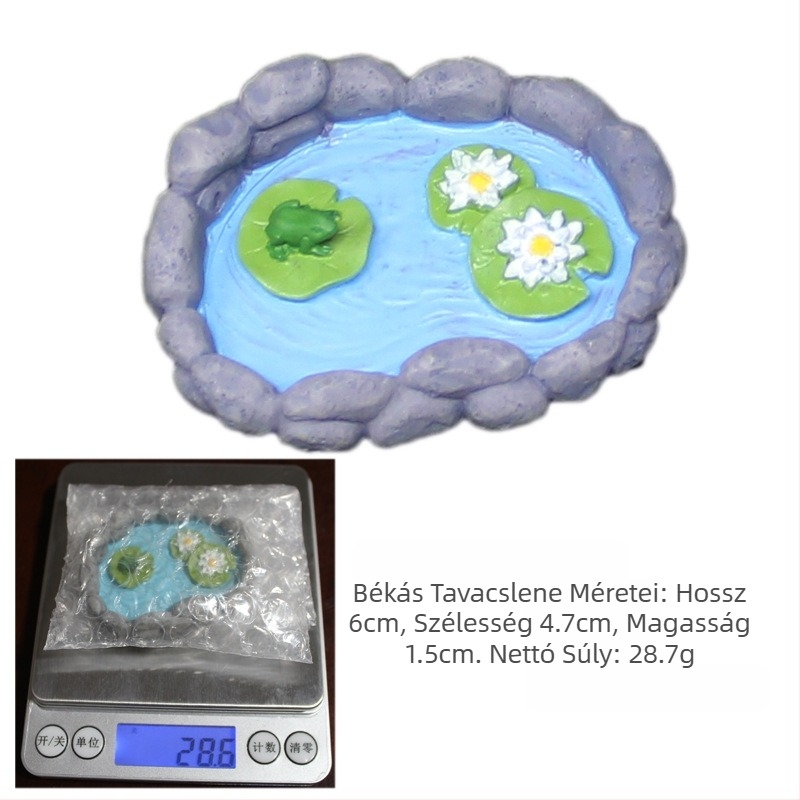 Mini tájkép gyantából szukkulensekhez | modell: életkép, stílus: idillikus, kivitelezés: gyanta, márka Yi Bottle