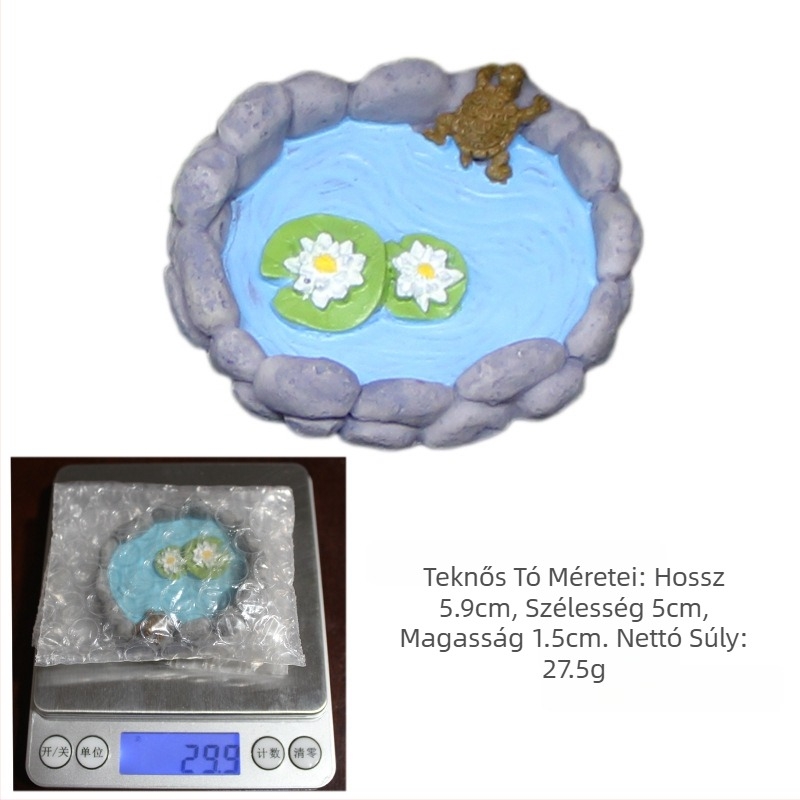 Mini tájkép gyantából szukkulensekhez | modell: életkép, stílus: idillikus, kivitelezés: gyanta, márka Yi Bottle