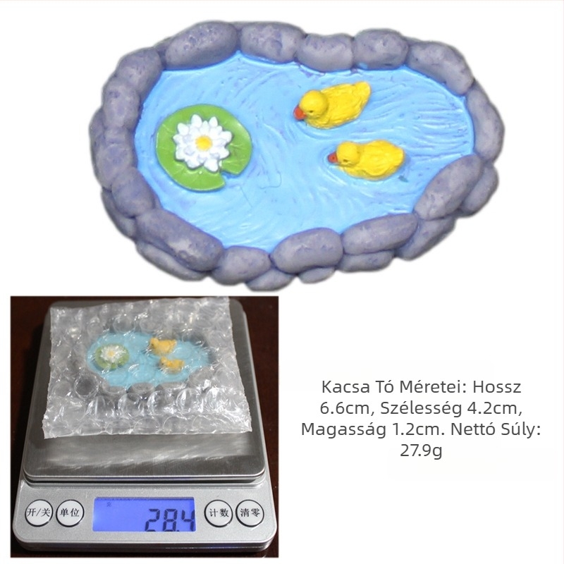 Mini tájkép gyantából szukkulensekhez | modell: életkép, stílus: idillikus, kivitelezés: gyanta, márka Yi Bottle