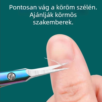 Rozsdamentes acél bőrhámlasztó olló, hordozható, általános használatra
