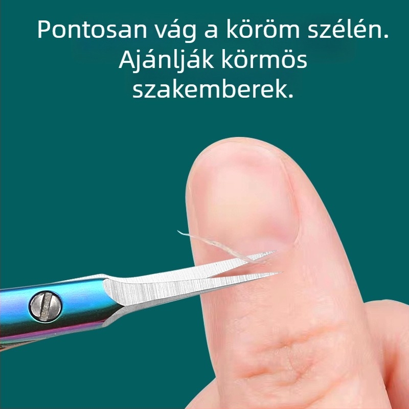 Rozsdamentes acél bőrhámlasztó olló, hordozható, általános használatra
