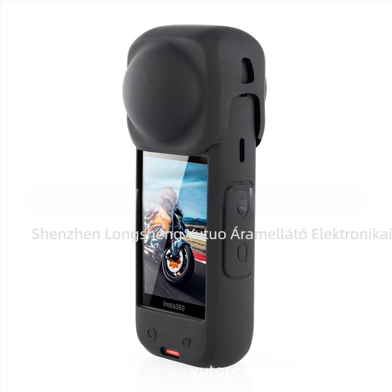 Insta360 X4 szilikon objektívvédő keret – objektív védelem, kompatibilis az Insta360 X4-gyel