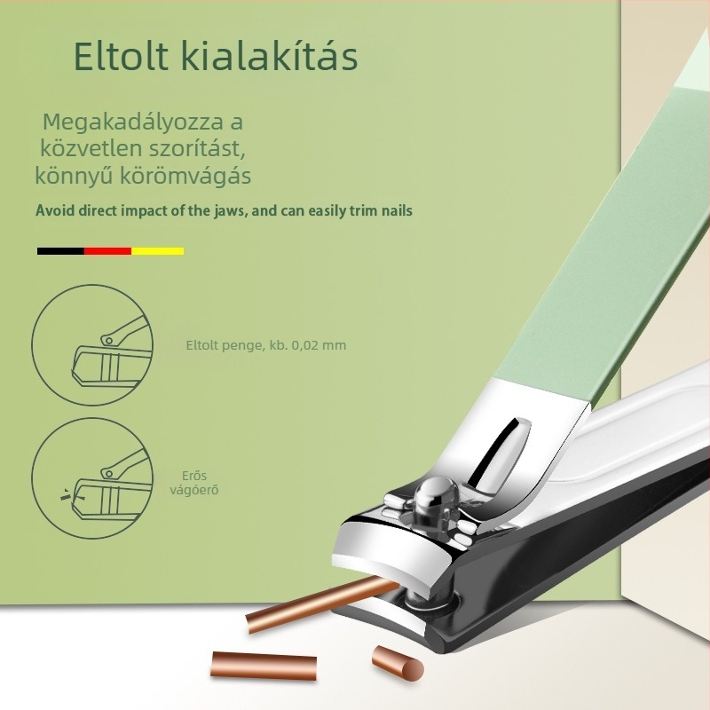 16 részes összecsukható körömápolási készlet hordozható tokkal – szénacélból