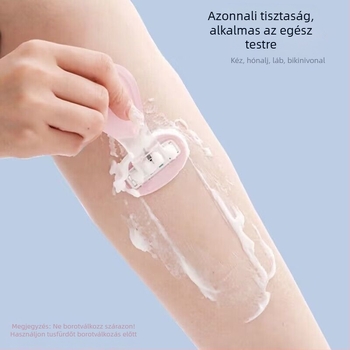Női kézi testtakarító borotva – hónaljra, lábakra, karokra és intim területekre