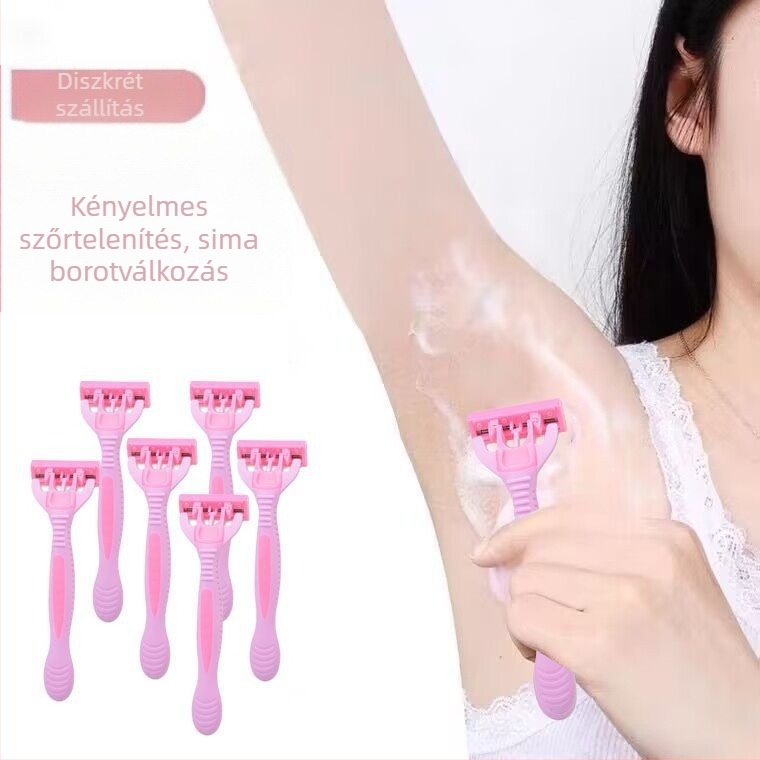 Női kézi testtakarító borotva – hónaljra, lábakra, karokra és intim területekre