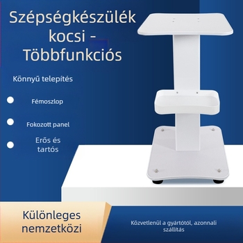 Stacionáris kozmetikai eszközök kocsi kereskedelmi szalonok számára, alap tárolóállvány, IPX0, beépített akkumulátor nélkül