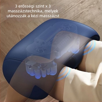 Tree rex félkörbe burkolt lábmasszírozó – elektromos gyúrás, melegkompresszió, időzítő, gombos vezérlés