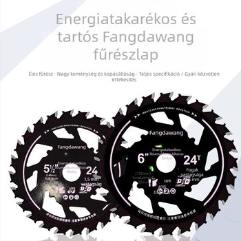 Square King ötvözött fűrészlap faipari felhasználásra – energiatakarékos, éles, tartós, akadások nélkül és égés nélkül; gépi fűrészekhez kompatibilis