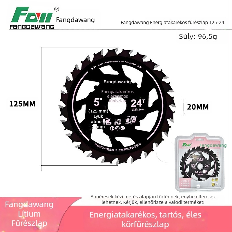 Square King ötvözött fűrészlap faipari felhasználásra – energiatakarékos, éles, tartós, akadások nélkül és égés nélkül; gépi fűrészekhez kompatibilis