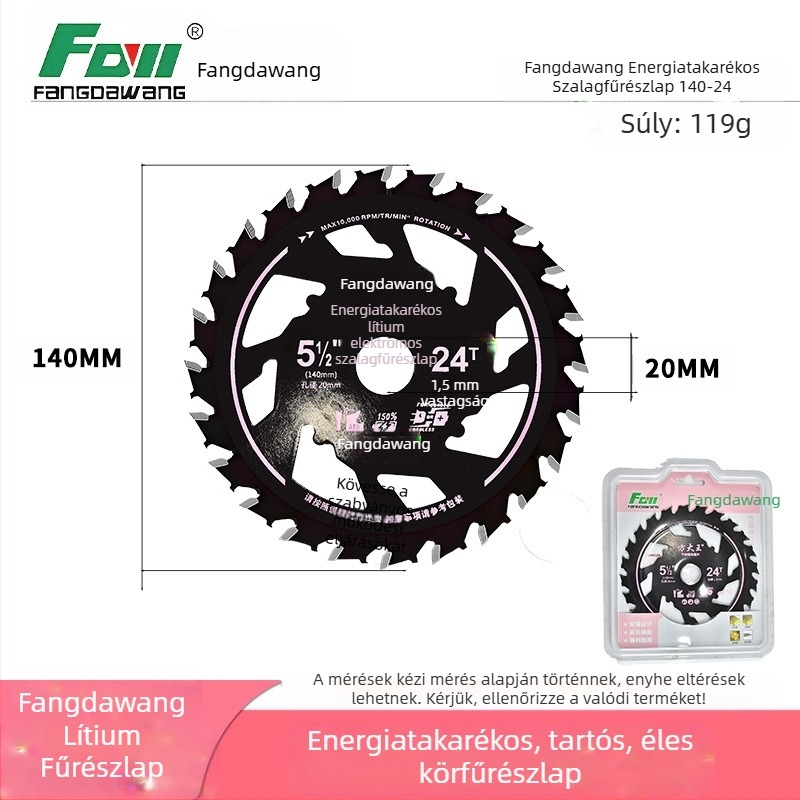 Square King ötvözött fűrészlap faipari felhasználásra – energiatakarékos, éles, tartós, akadások nélkül és égés nélkül; gépi fűrészekhez kompatibilis