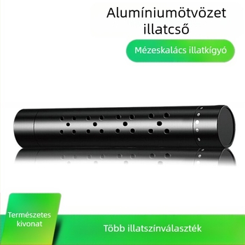 Osmanthus illatú autóillatosító, alumínium ötvözetű tartó, légkivezető klipsz, illat akár 90 napnál tovább, 3 éves élettartam