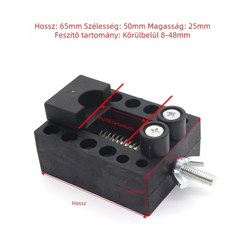 Asztali szorító DIY Wenwan faragáshoz – alumíniumötvözet, Bodhi Olive rögzítő, több hosszban elérhető