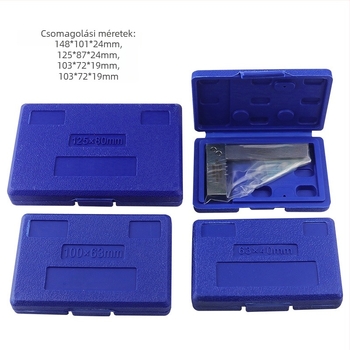 Szénacélból készült, magas precizitású, 90°-os L-alakú derékszögmérő, faiparhoz