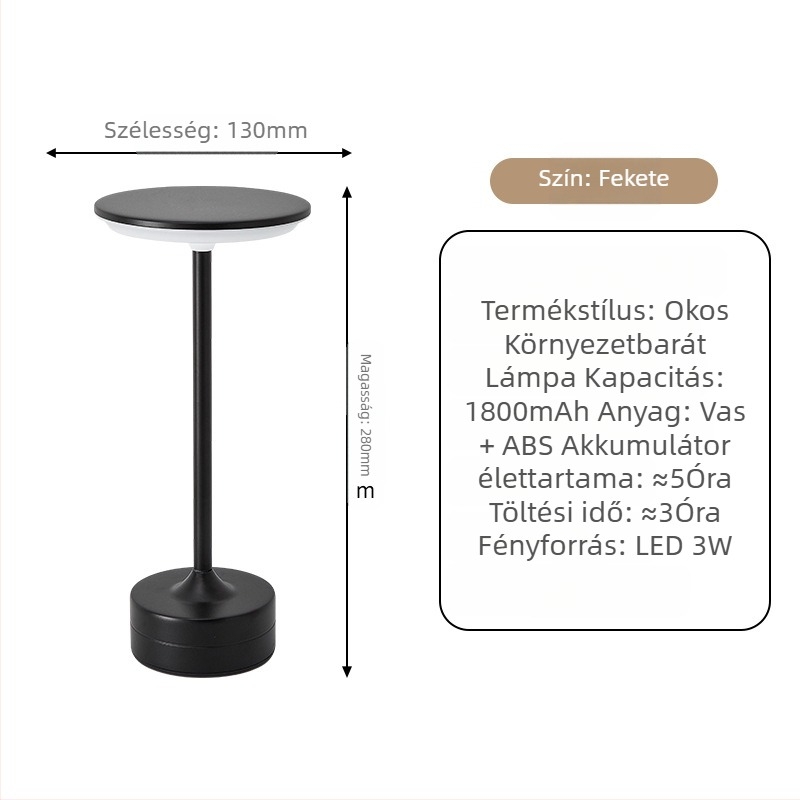 Asztali lámpa USB töltéssel, kreatív stílus, dekoratív dísz, éjszakai fény, környezeti fény — Márka: Yuelin Lighting Co., Ltd