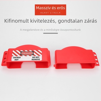 BAODSAFE ABS zár gate valve-hez, modell BDS-F8616, műanyag technikai fogantyúval, ipari szelepekhez, modern dizájn