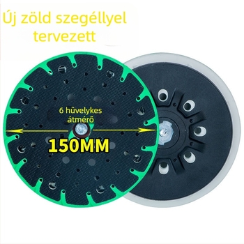 Pneumatikus csiszológép 17 lyukas tálcával és szívófejjel, száraz csiszolású