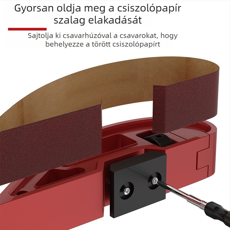 Kézi sarokcsiszoló eszköz alumínium ötvözet testtel és csiszolópapír tartóval