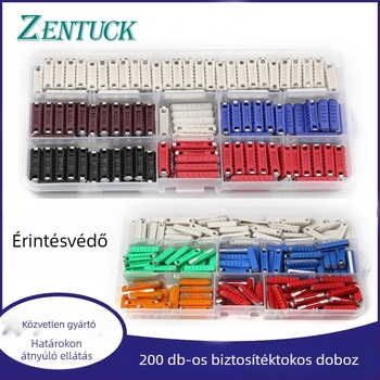 Autóipari csőbiztosítók, 200 darabos készlet, 5A-40A, Xinrong Technology, autóelektronika számára