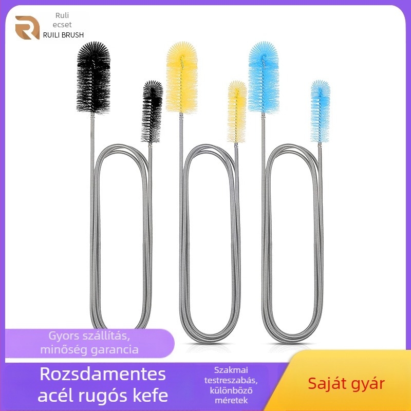 Rozsdamentes acélcső ecset, Ruili márka, 300 db dobozban, 2023-ban bevezetve.