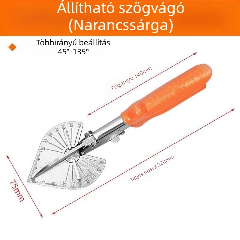 Twilight 45°-os sarokvágó pengével - króm-vanádium acél