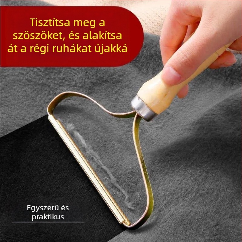 Kézi ruhaszösz- és gyűrődésmentesítő, fém test, Autonomy márka, 2020-as megjelenés, licenszelhető magáncímke