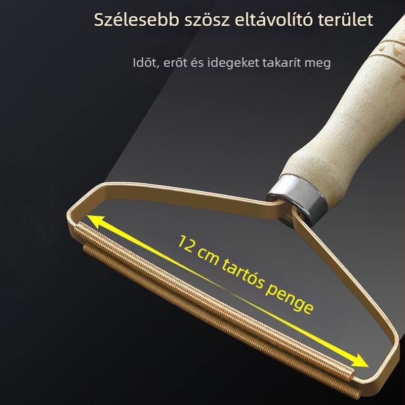 Kézi ruhaszösz- és gyűrődésmentesítő, fém test, Autonomy márka, 2020-as megjelenés, licenszelhető magáncímke