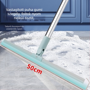 Silikonból készült seprő fürdőszobához és üvegpadlókhoz – összegyűjti a vizet és a hajat, 100 darabos csomag